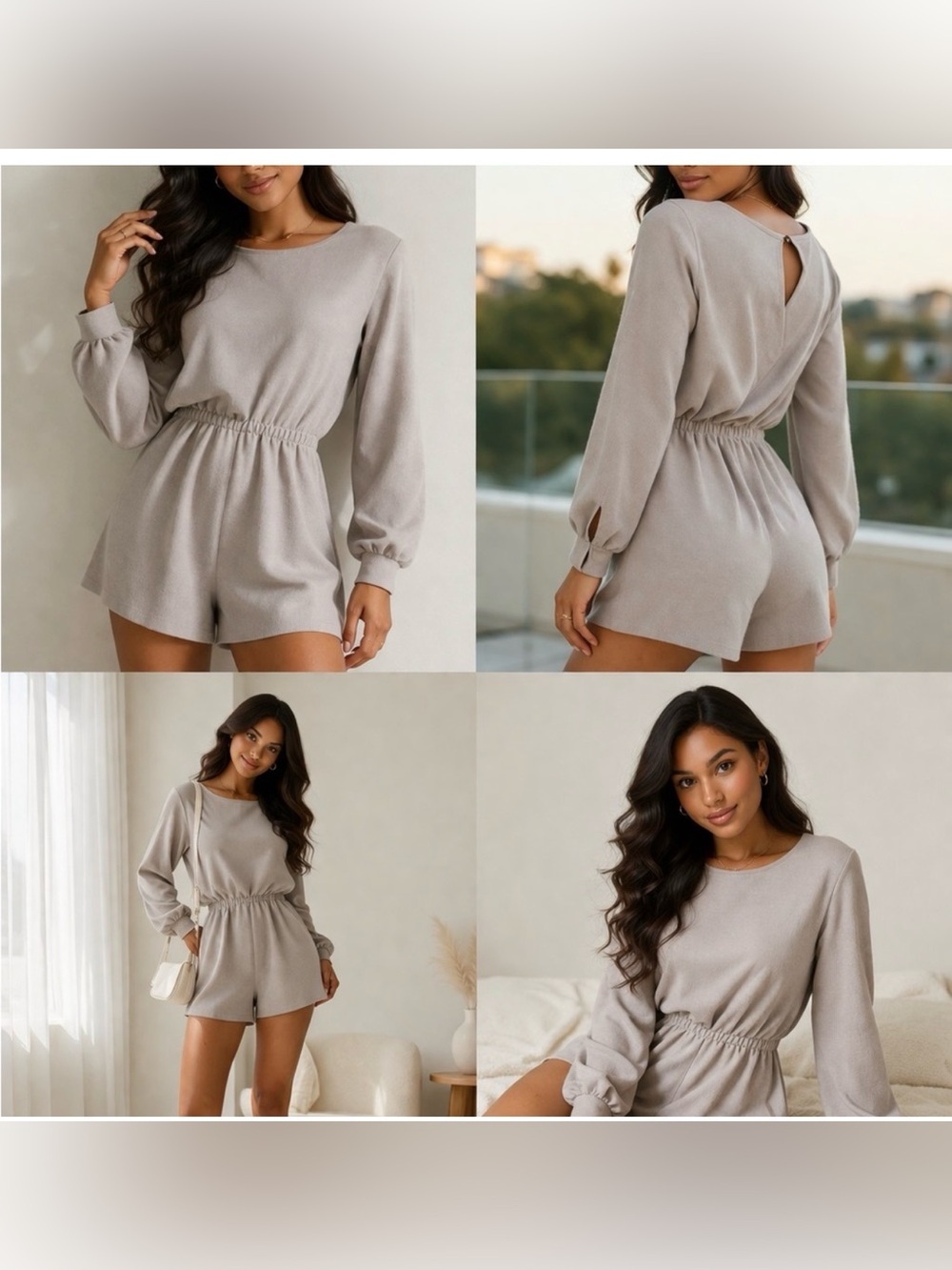 Aritzia Long Sleeve Romper | Size Large | Excellent Condition